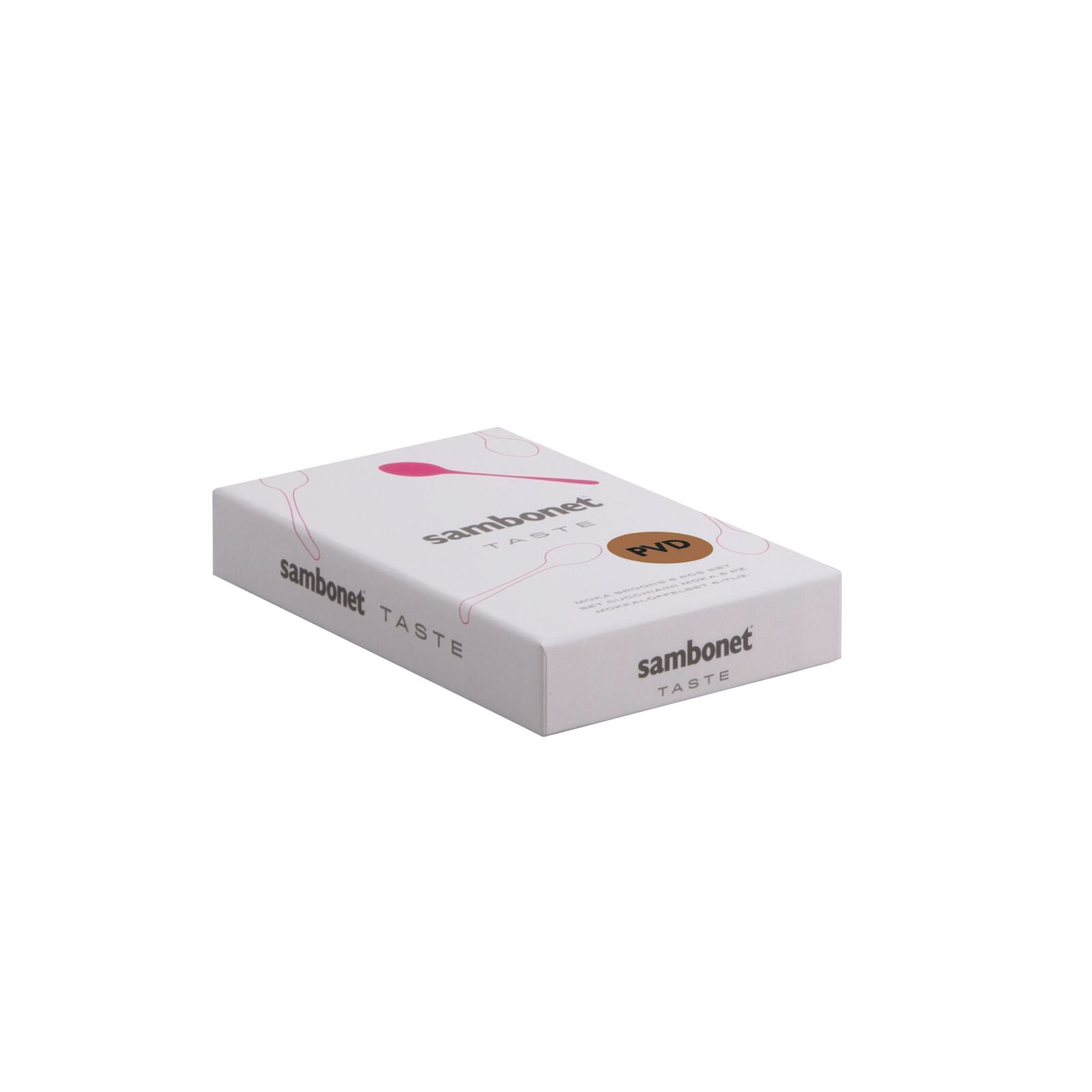 Taste - Set 6 cucchiaini caffè espresso colore gold