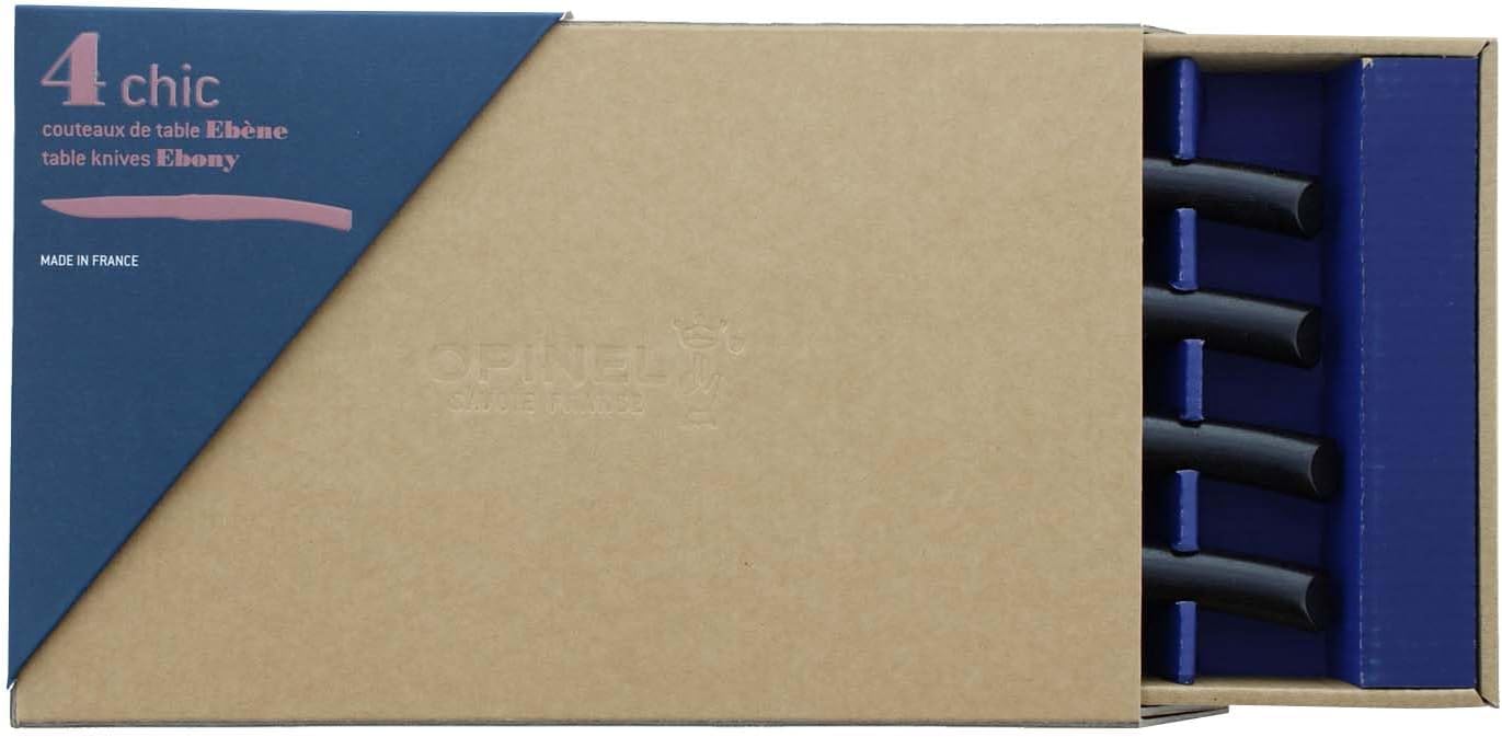Coltelli Kit Tavola - Cofanetto di ebano Table Chic / Nero