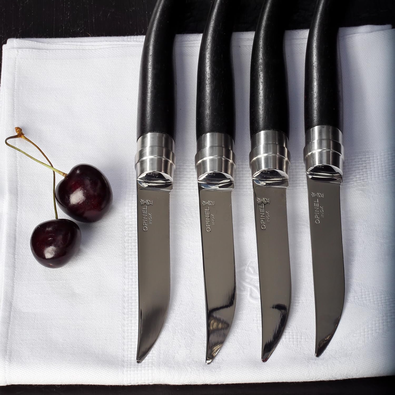 Coltelli Kit Tavola - Cofanetto di ebano Table Chic / Nero