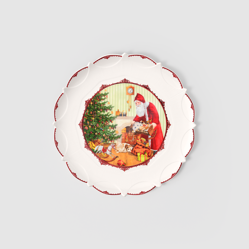 Toy's Fantasy Vassoio per pasticcini  multicolore, Premium Porcelain