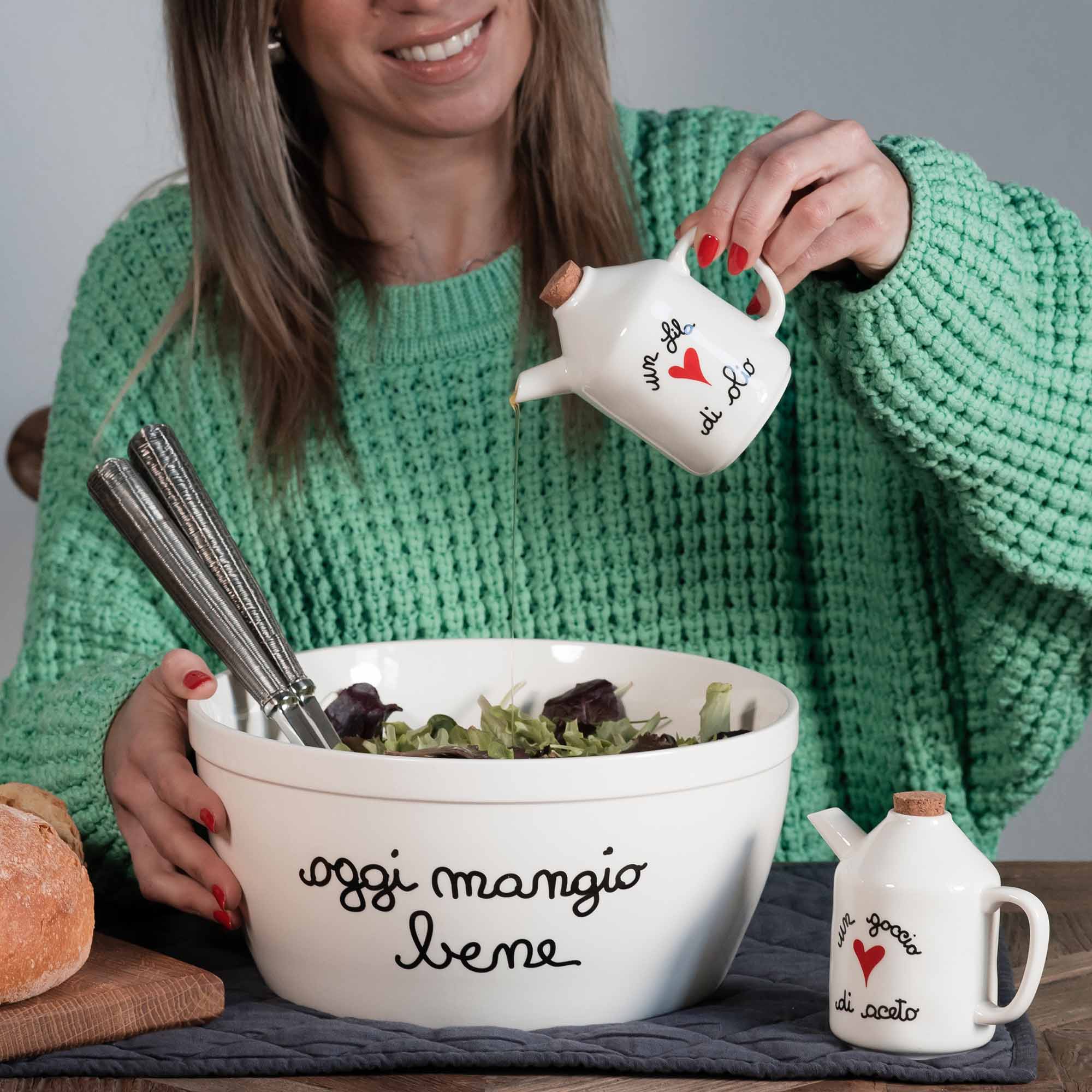 Set 2 Bottiglie Un filo d'olio / Un goccio di aceto - 2x250ml