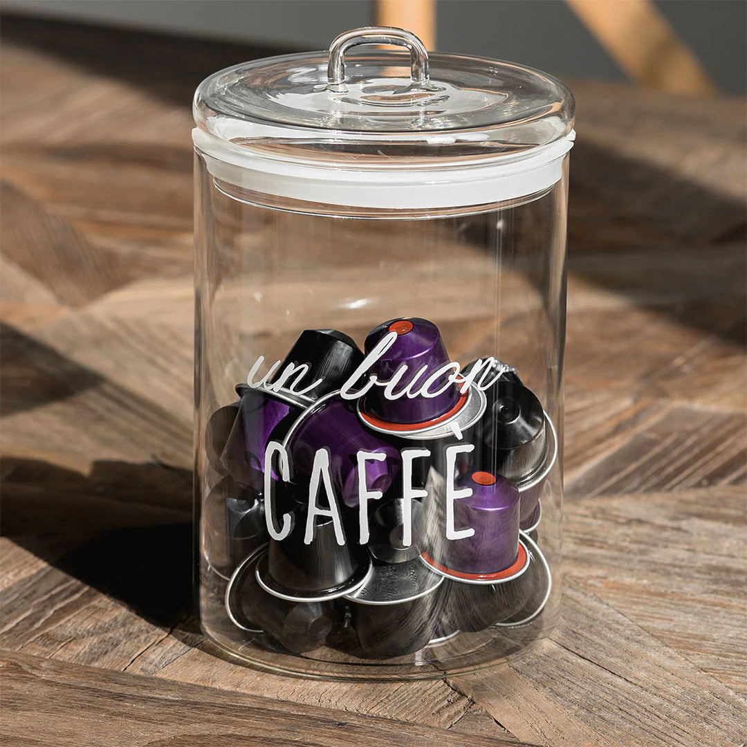 Barattolo In Vetro " Un buon caffè "
