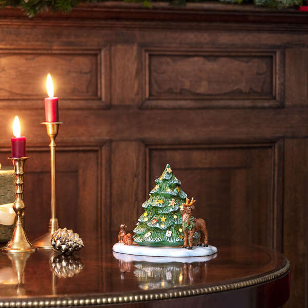Villeroy & Boch Babbo Natale Con Animali Del Bosco