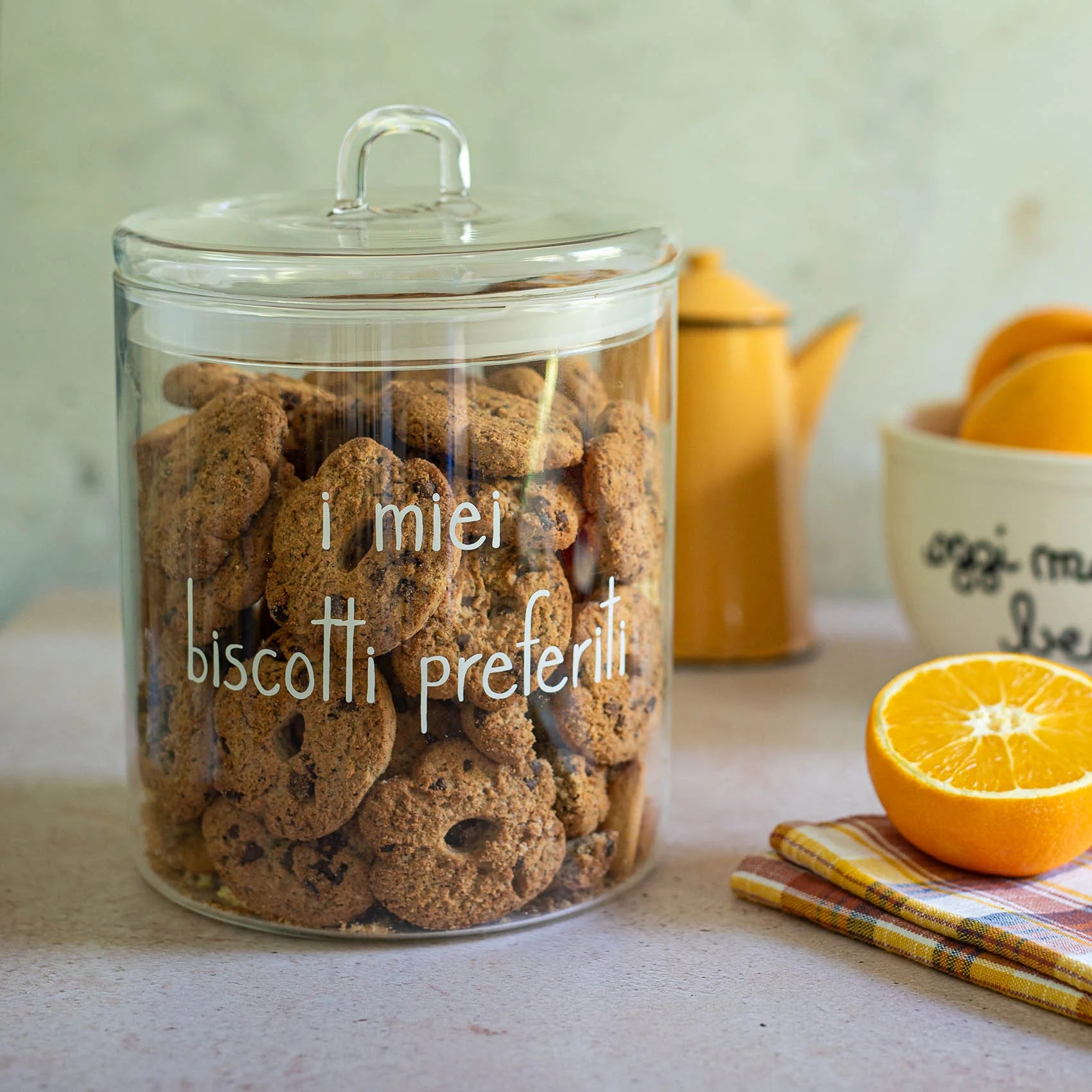 Barattolo in vetro " I miei biscotti preferiti  "