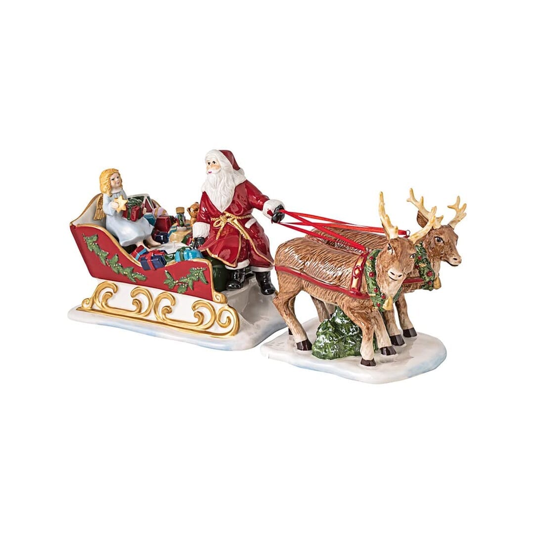 Villeroy & Boch Statuetta Natale Variopinto Decorazione Natalizie Porcellana