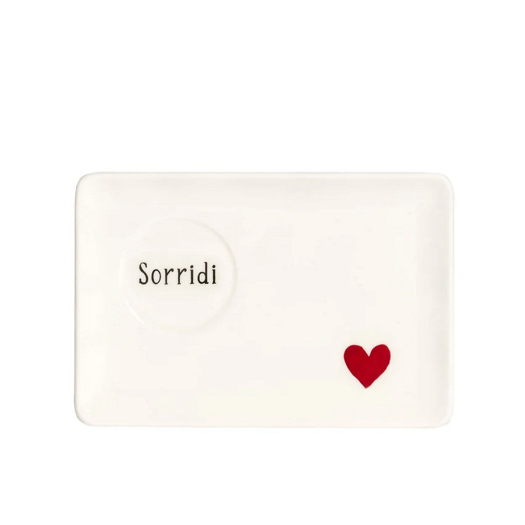 Simple Day Set 2 Piatto Tz. Esp. Sorridi Cuore Rosso - 10010599