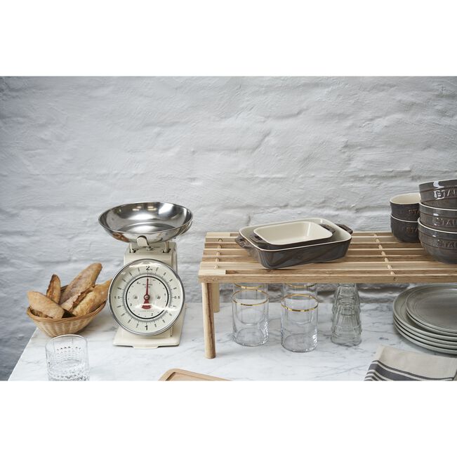 Set di pirofile rettangolare - 3-pz., grigio antico