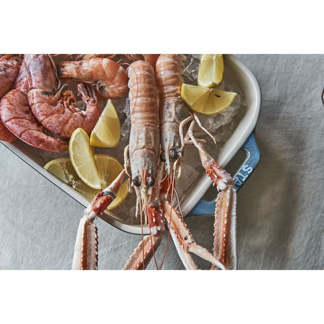 Set di pirofile rettangolare - 3-pz., turchese antico
