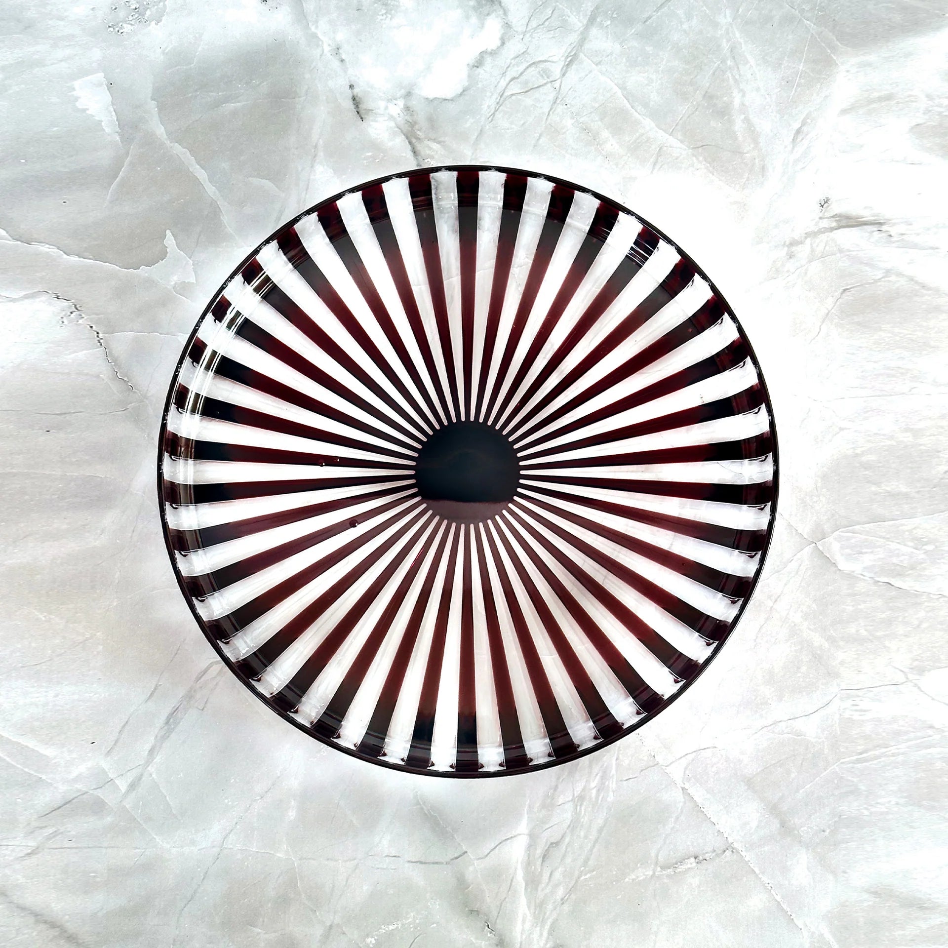 Guzzini Vassoio Tondo Bio-Based Plastic Ametista Dolcevita