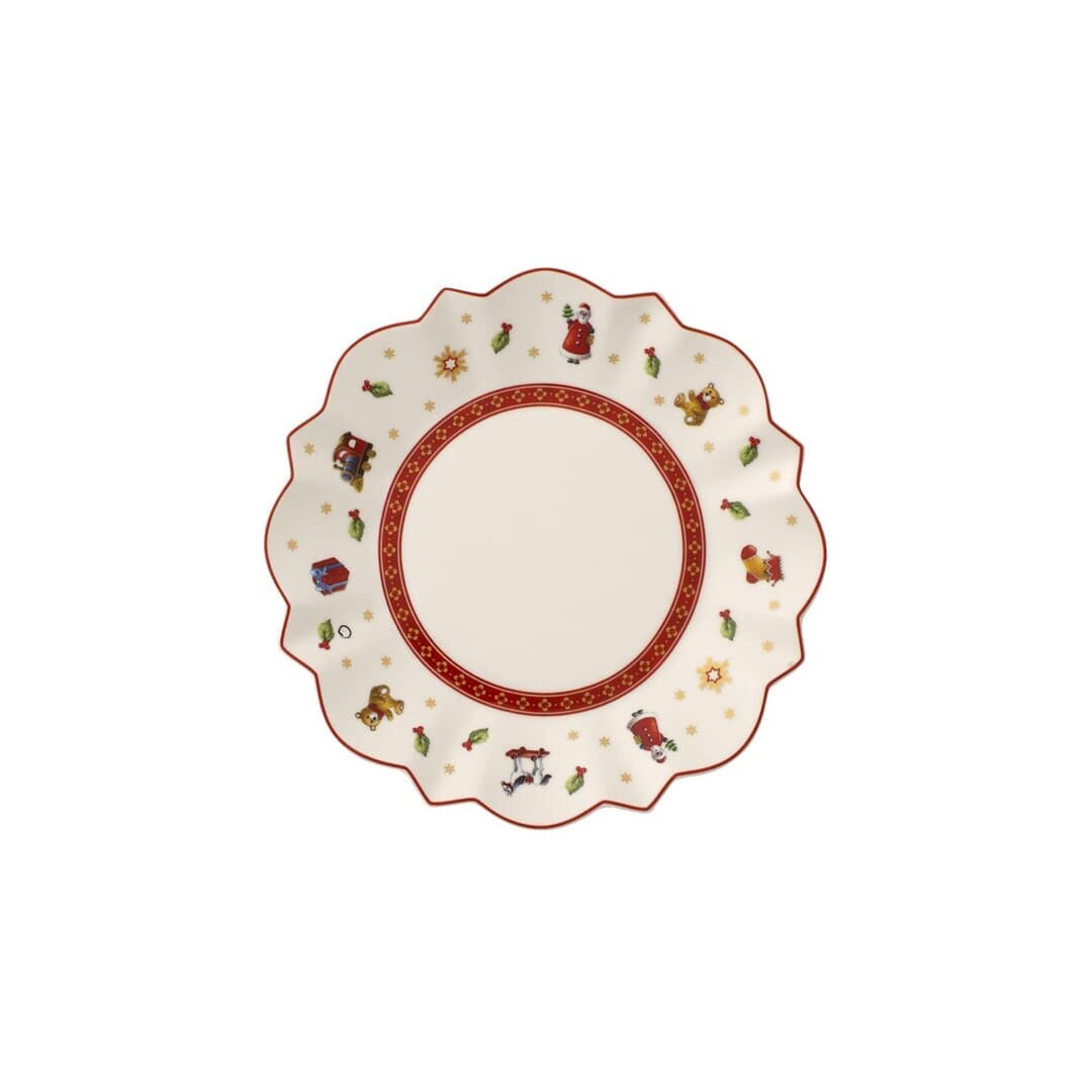 Villeroy And Boch Piatto Pane Porcellana Bianco Colorato Rotondo