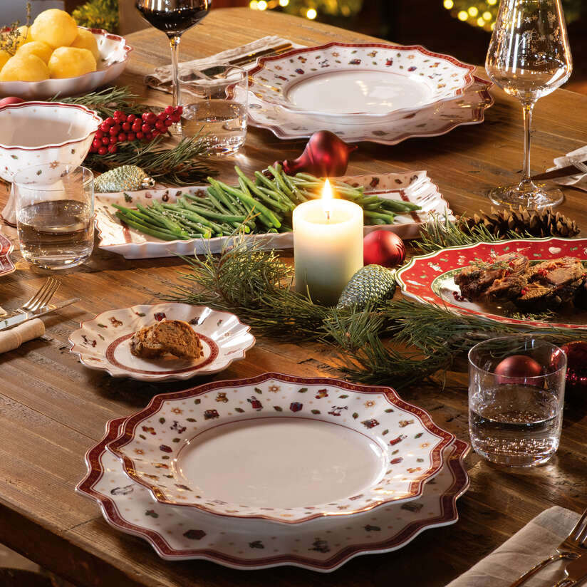 Toy's Delight Piatto da pane  rosso, Ø17,9 cm, Premium Porcelain