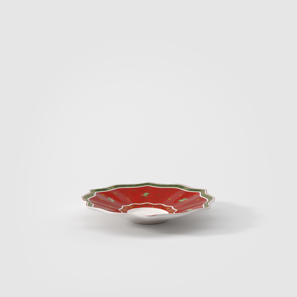 Toy's Delight Piattino per tazza caffelatte  bianca 19 cm Premium Porcelain