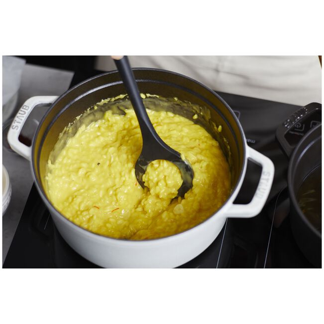 Cucchiaio risotto, nero - 31 cm