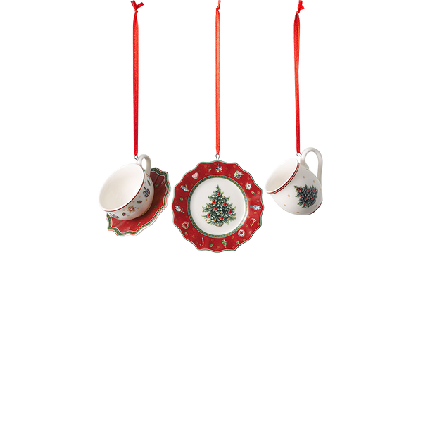 Toy's Delight Addobbi natalizi  rosso, 0 x 0 mm, Premium Porcelain