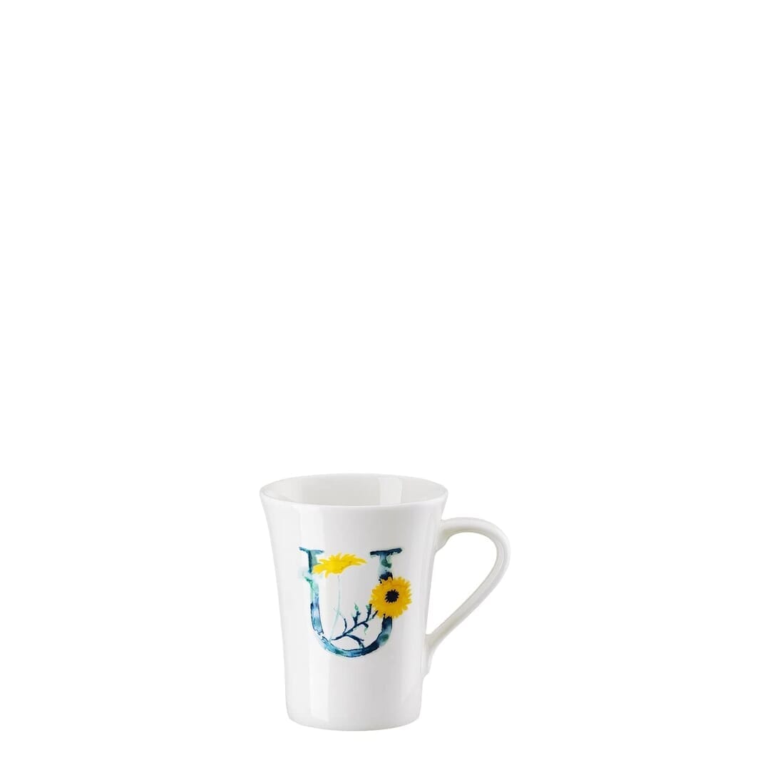 Rosenthal Flower Alphabet U-Ursinia Tazza Con Manico