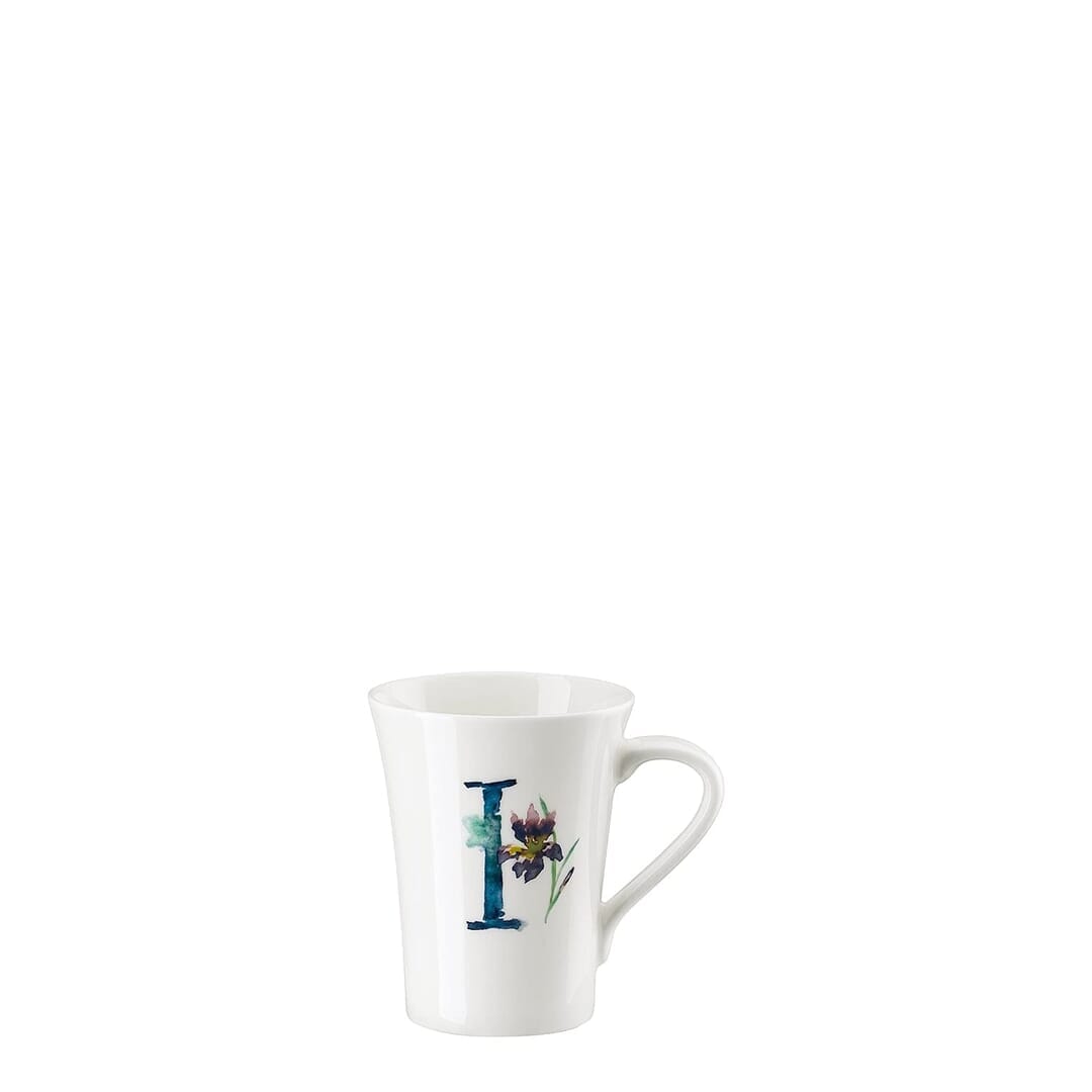 Rosenthal Flower Alphabet I-Iris Tazza Con Manico