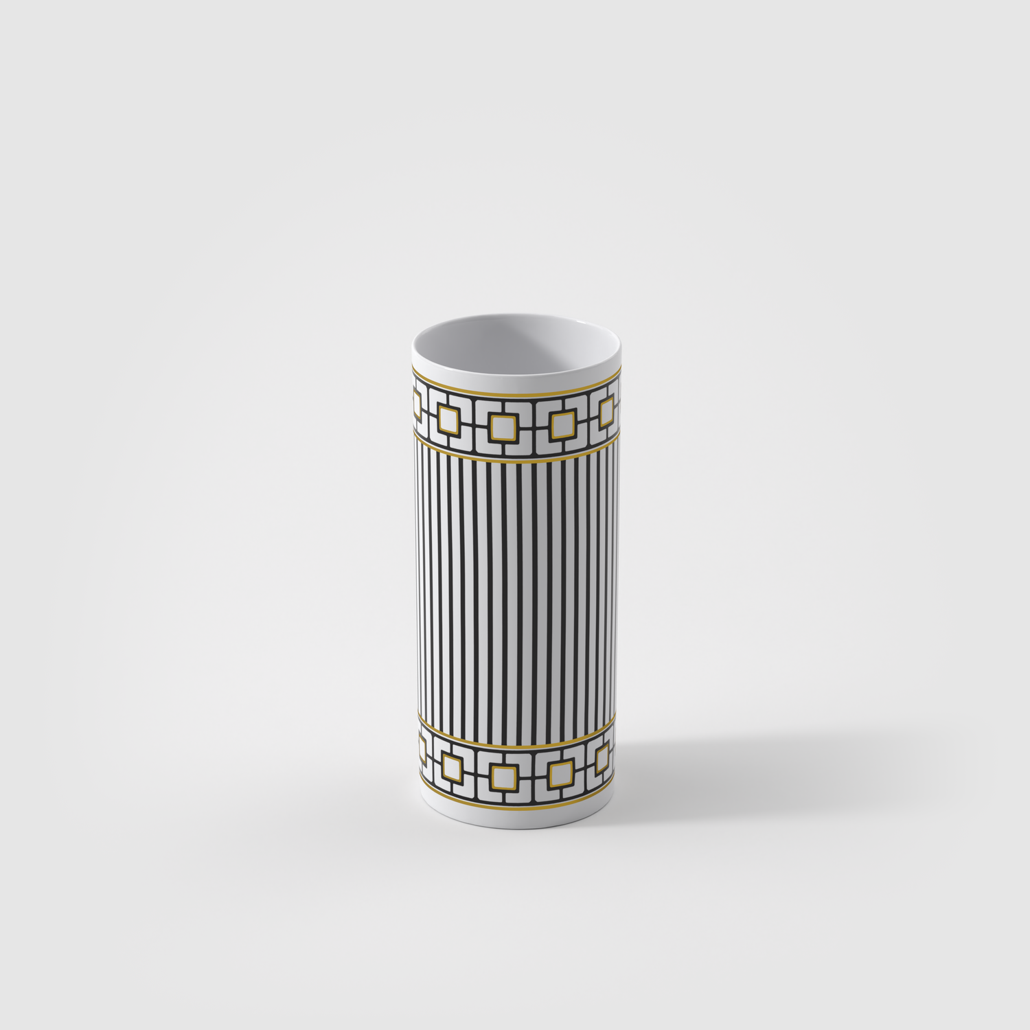 MetroChic Vaso  multicolore, 13,1 x 30,3 cm, Premium Bone Porcelain