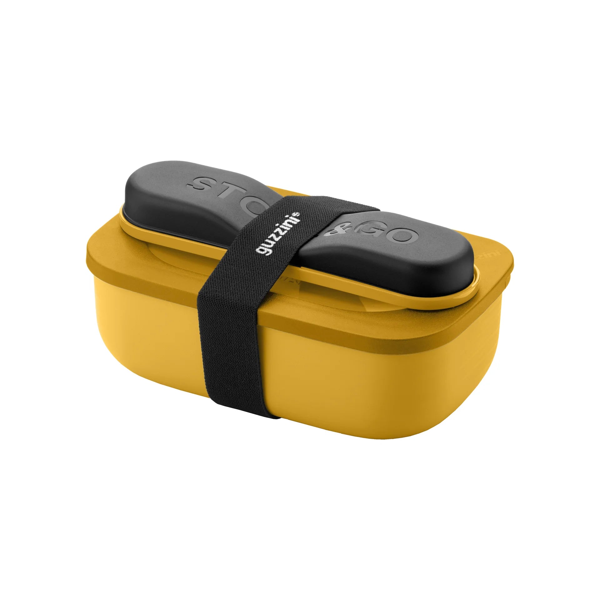 SET LUNCH BOX CON POSATE 'STORE&GO' "ON THE GO" - COLORE MANGO YELLOW