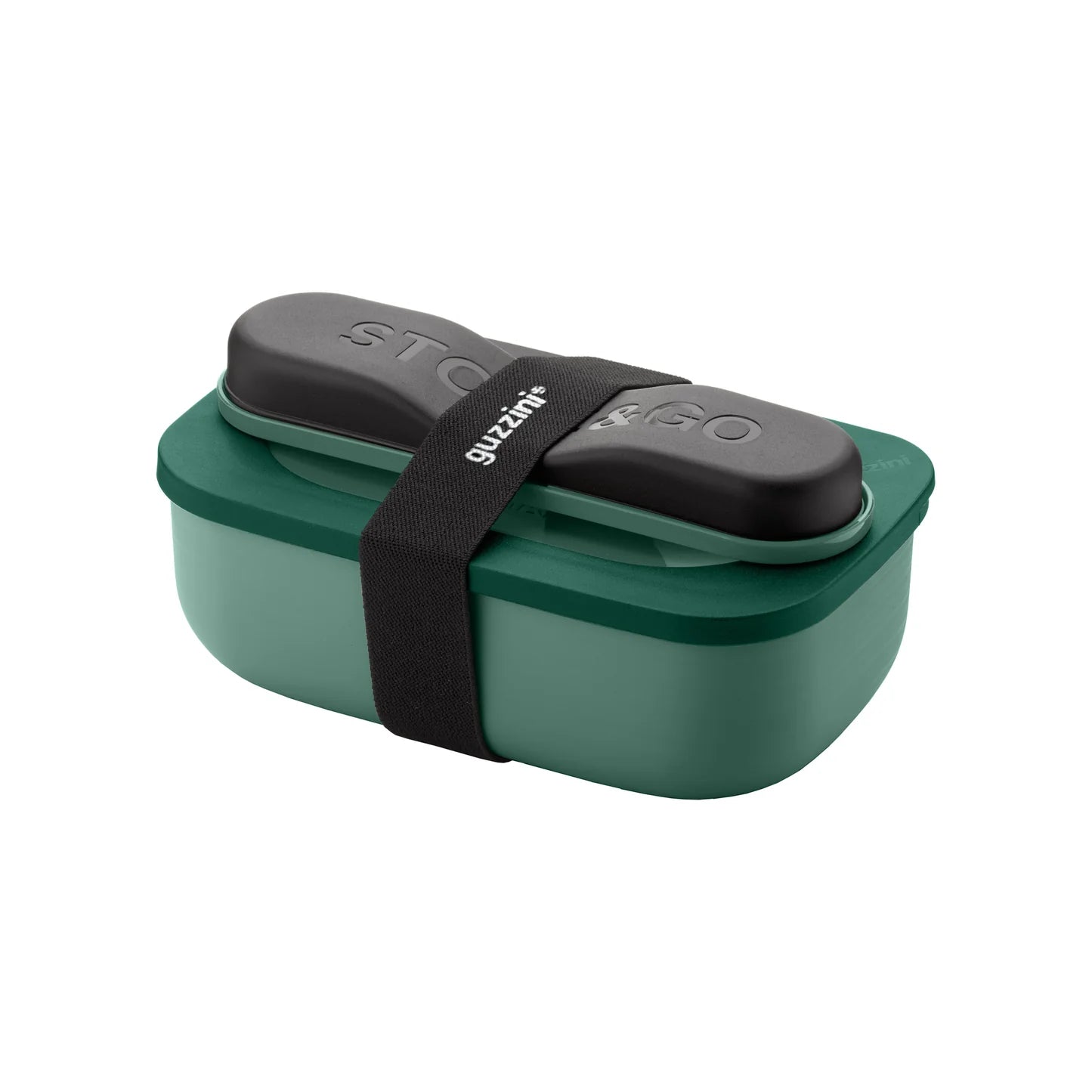STORE&GO - LUNCH BOX CON CONTENITORE - British racing green