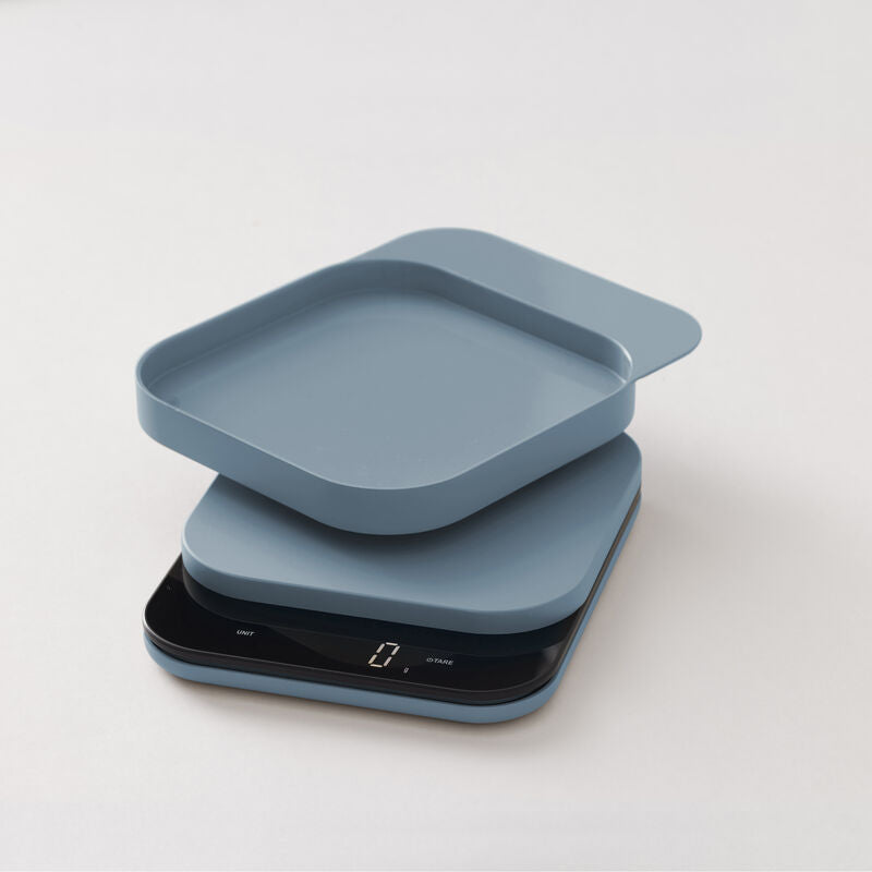 Bilancia da cucina Mensura - colore dusty blue