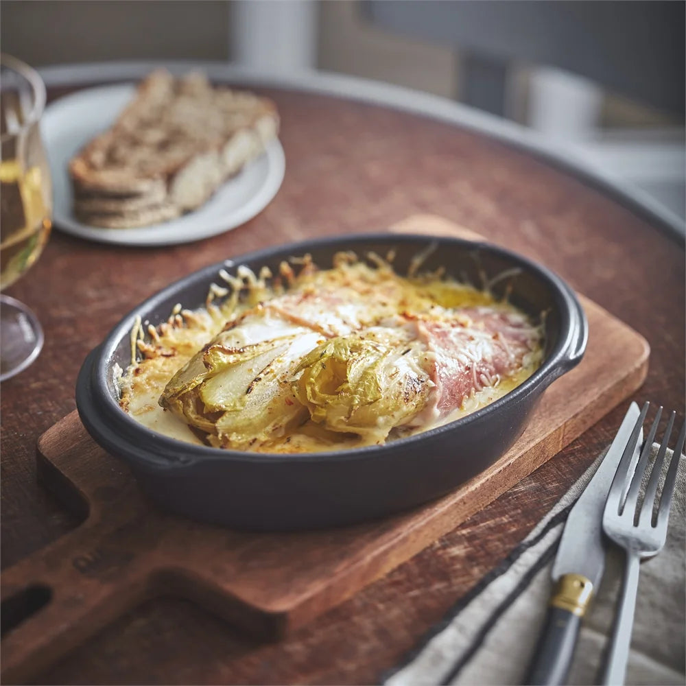 Mini piatto ovale 'Solo' 20 x 12 cm | 0,5L Color Basalto