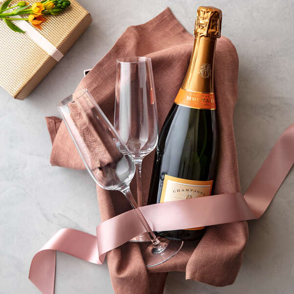 Rose Garden set 4 Bicchieri  champagne/ spumante  trasparente, 120 ml, cristallo