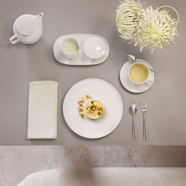 Afina Zuccheriera  bianca, 90 ml, Premium Porcelain
