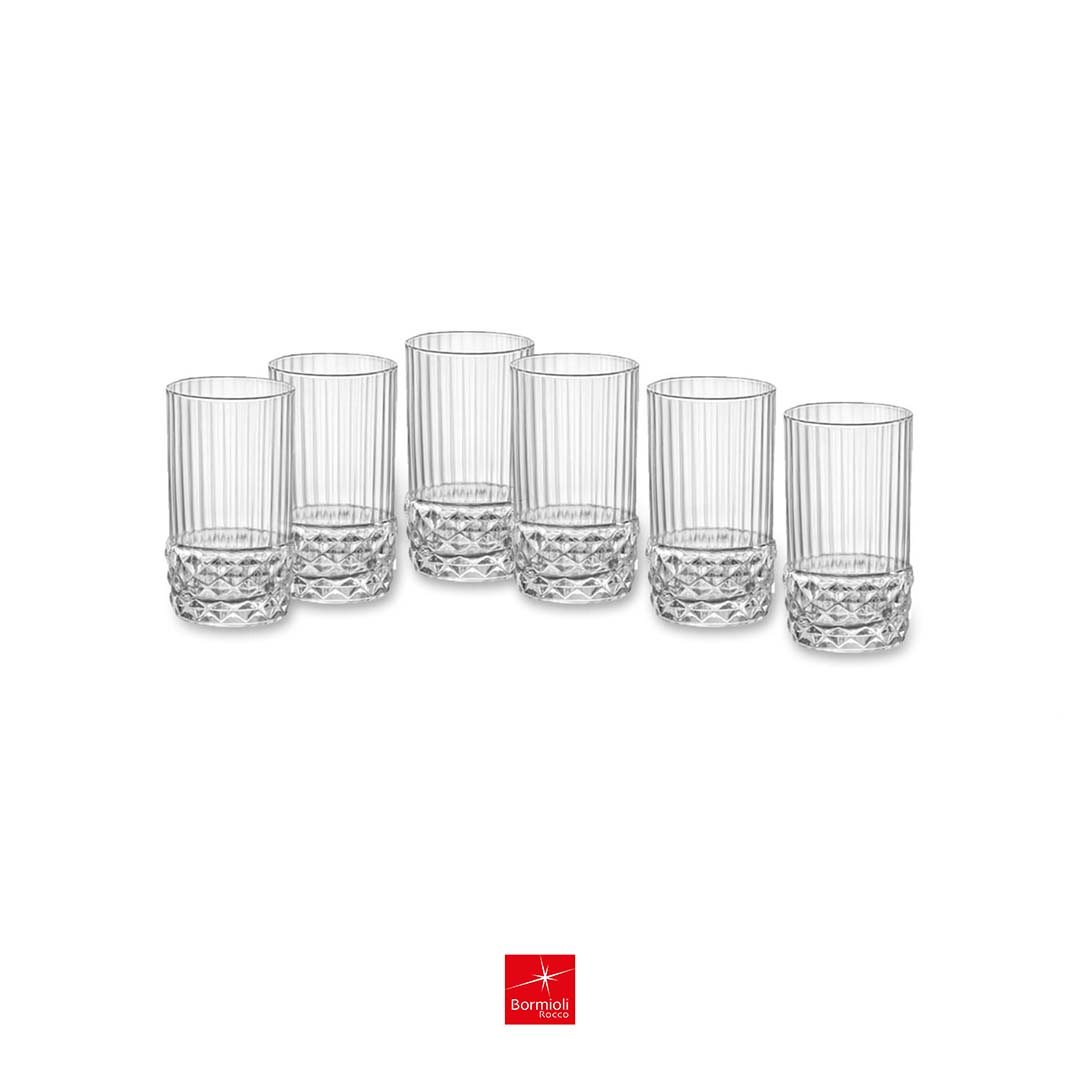 America '20S - Confezione Da 6 Bicchieri Shot H.8 Cl.8