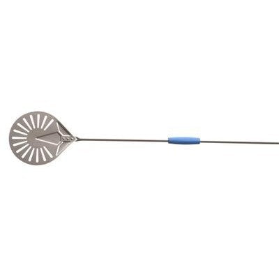 AZZURRA - PALETTINO PIZZA INOX FORATO CM 20 MANICO CM 150 I-20F