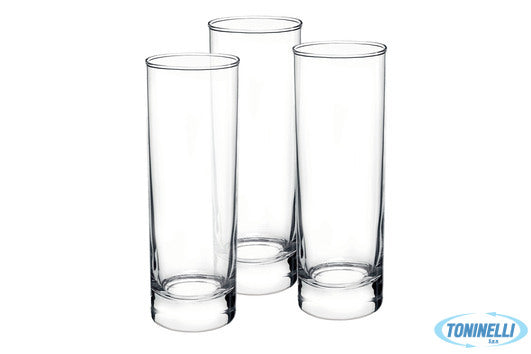 Bormioli Rocco Cortina Trasparente-Confezione 3 Bicchiri Long Drink Cl 30 - 8431