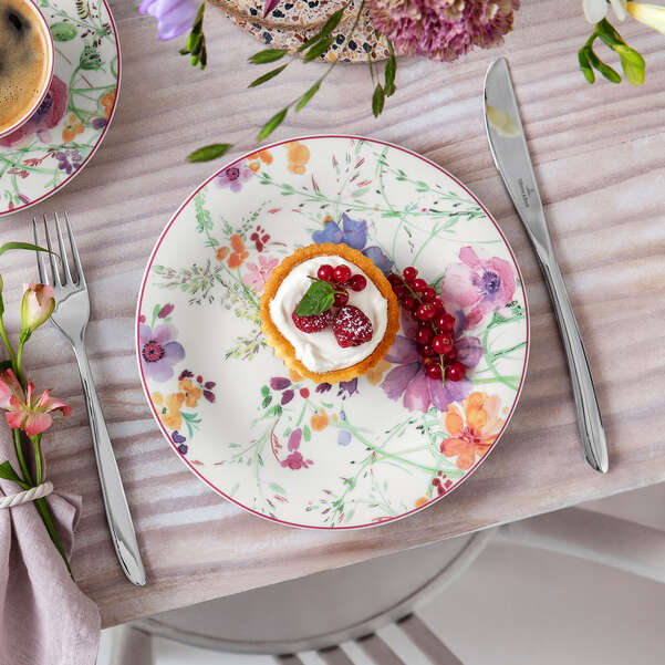 Mariefleur Piatto da dessert/ colazione multicolore, Ø21,5 cm