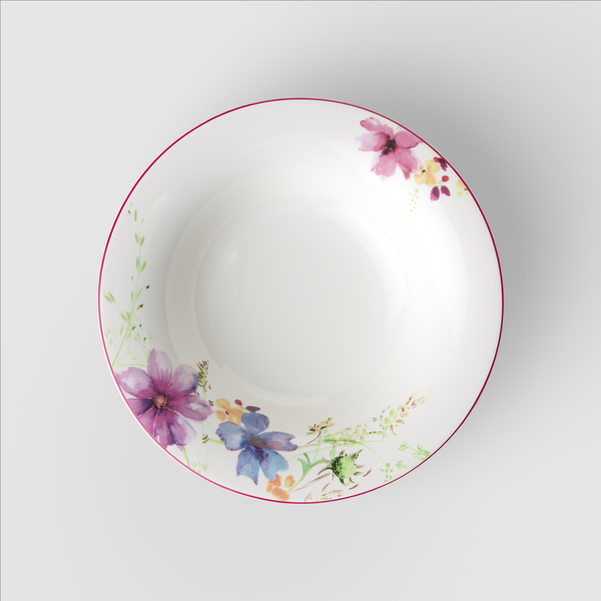 Mariefleur Piatto fondo multicolore, Ø23,1 cm, Premium Porcelain
