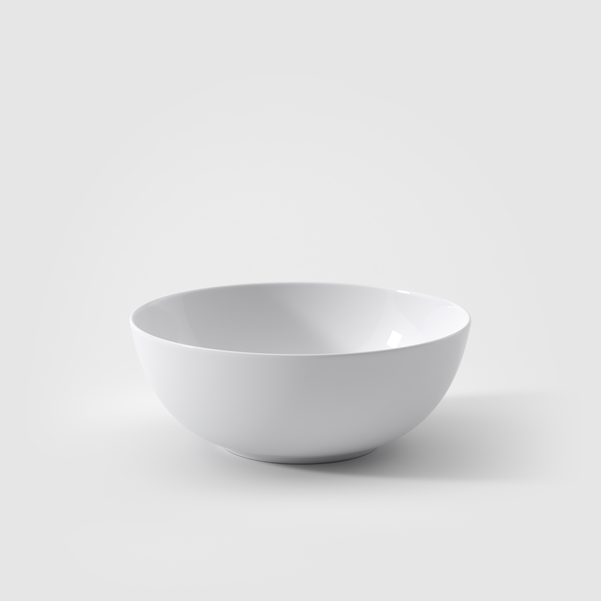 Royal Scodella da pasta/portata bianca, 1,5 l, Premium Bone Porcelain 23 cm