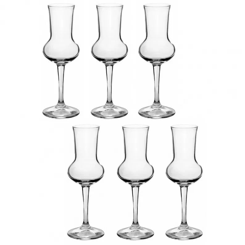 RISERVA GRAPPA - SET 6 CALICI LIQUORE CL 8,1