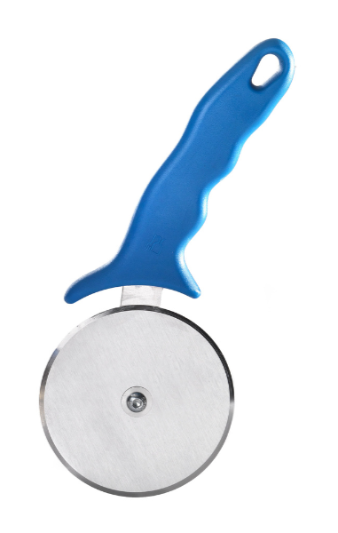 ROTELLA TAGLIA PIZZA CM10 INOX TEMPRATO, SMONTABILE E RIAFFILABILE