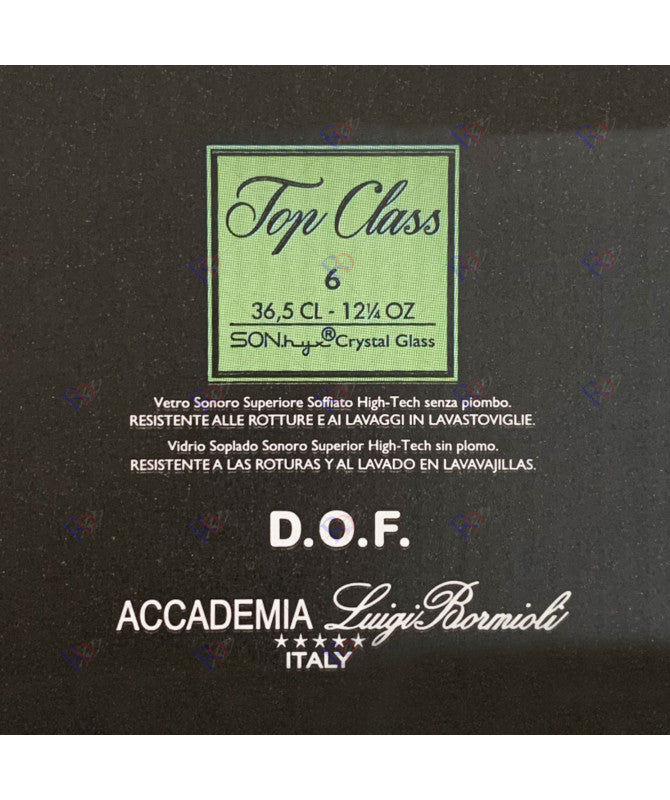 TOP CLASS-BICCHIEREACQUA CL36,5 - SET 6 BICCHIERI