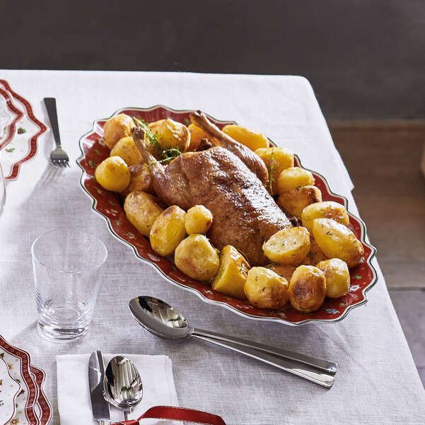 Toy's Delight Vassoio da portata  rosso, Premium Porcelain