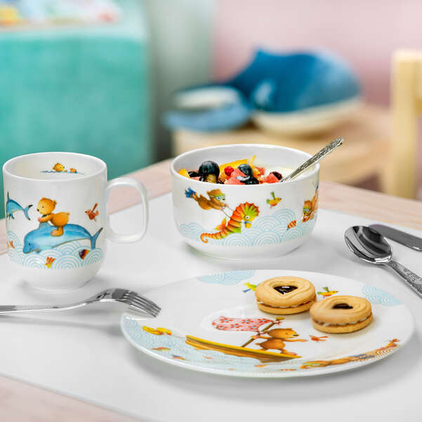 Villeroy & Boch - Kiddy Bears Set di stoviglie per bambini 7 pz.