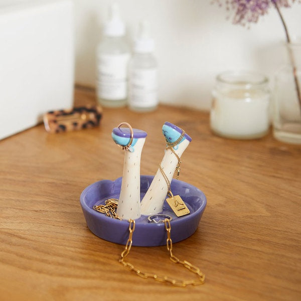 Porta anelli Happy Legs Weekend ceramica
