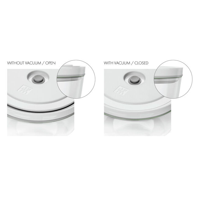 Coperchio della ciotola sottovuoto S / 12 cm, bianco