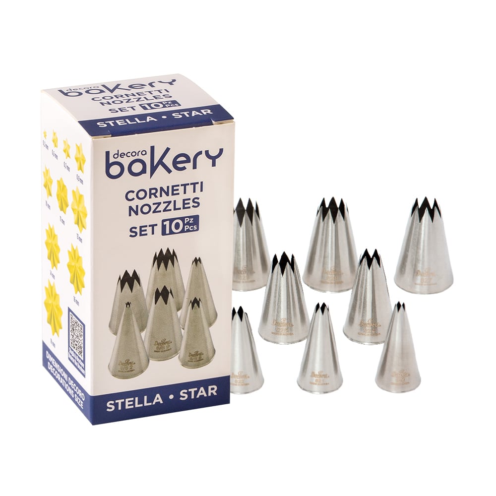 SET 10 CORNETTI A STELLA