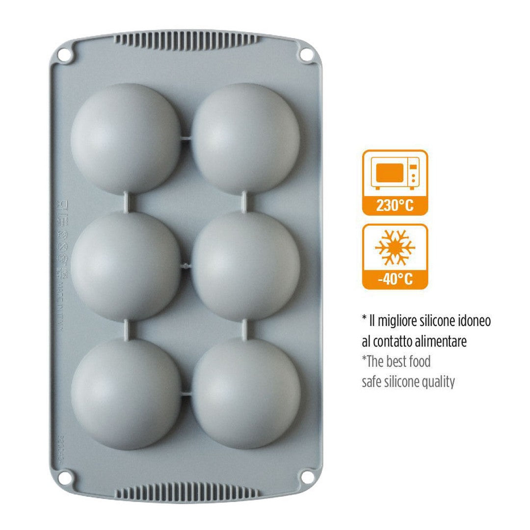 Decora Stampo in silicone Mezza Sfera 7 cm