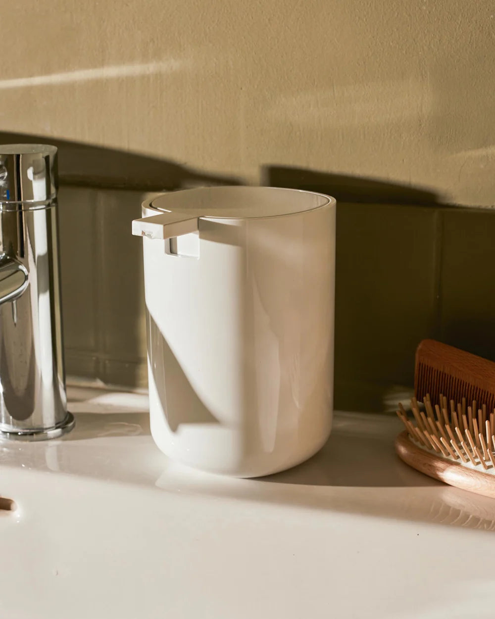 Birillo - Dosatore Per Sapone Liquido In PMMA, Bianco
