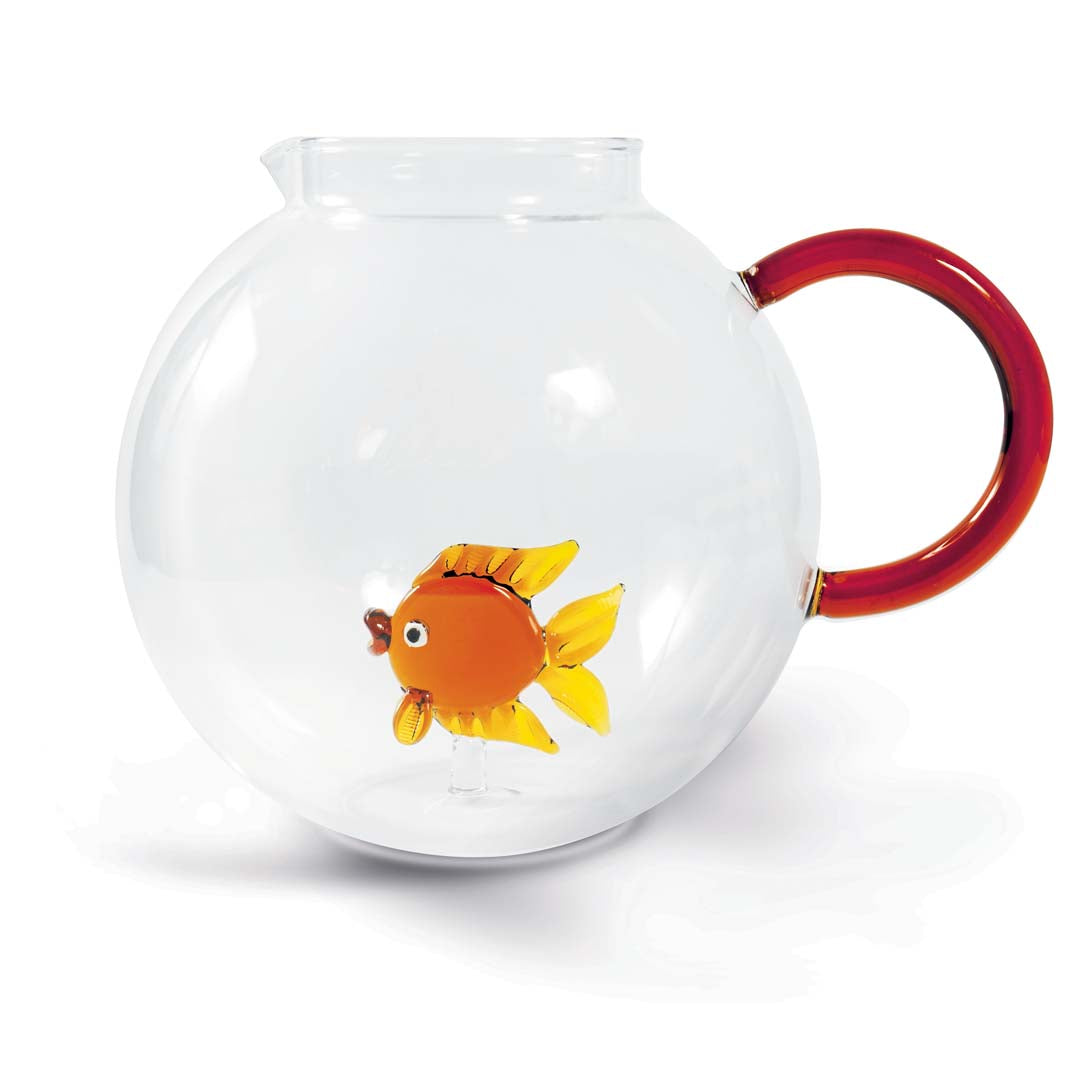 Wd Lifestyle Brocca in vetro borosilicato Capacità 17 L Decoro pesciolino - WD56