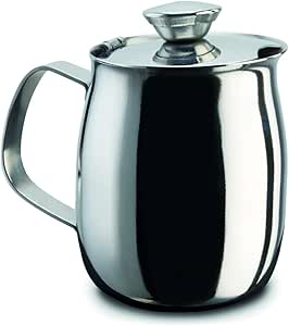 Lattiera 6 Tazze in Acciaio Inox
