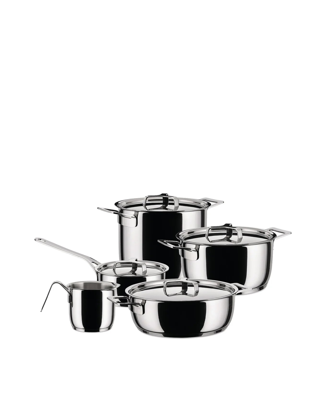 Alessi Set Di Pentole 7 Pezzi Pots&Pans - Modulo