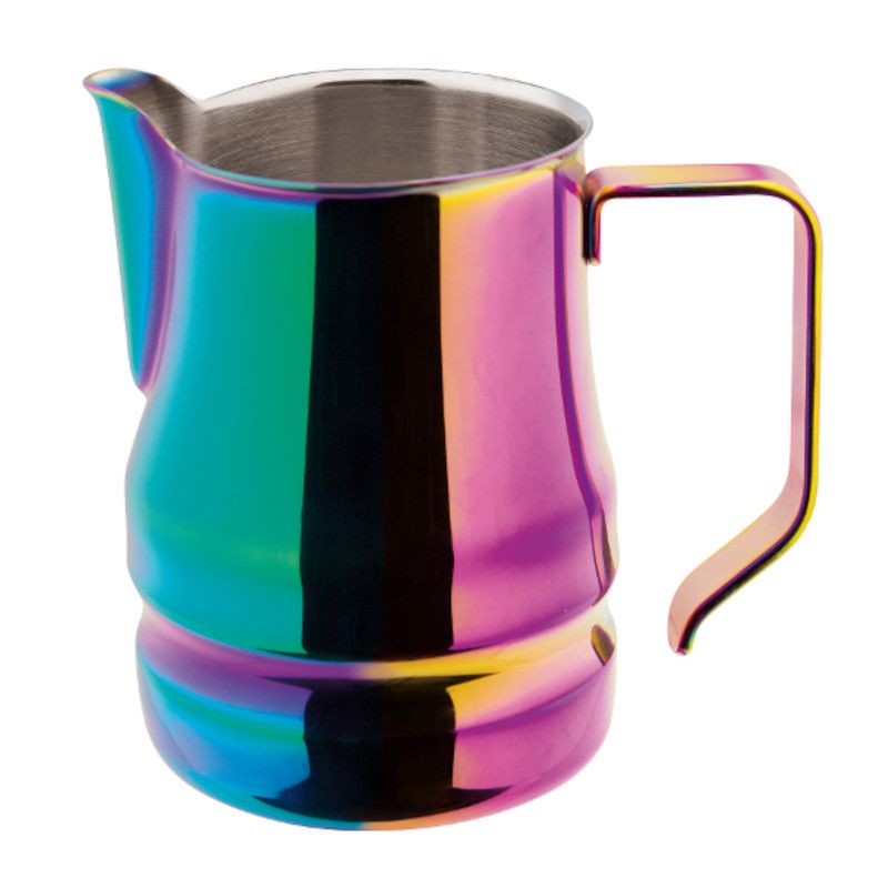 Lattiera per latte art Évolution rainbow in acciaio inox 18/10 tazze 3
