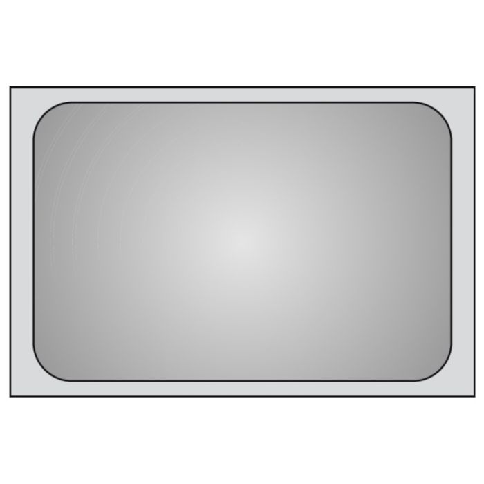 BACINELLA GN 1/1 - ACCIAIO INOX 18/10 - TRAY - 530X325 H20MM