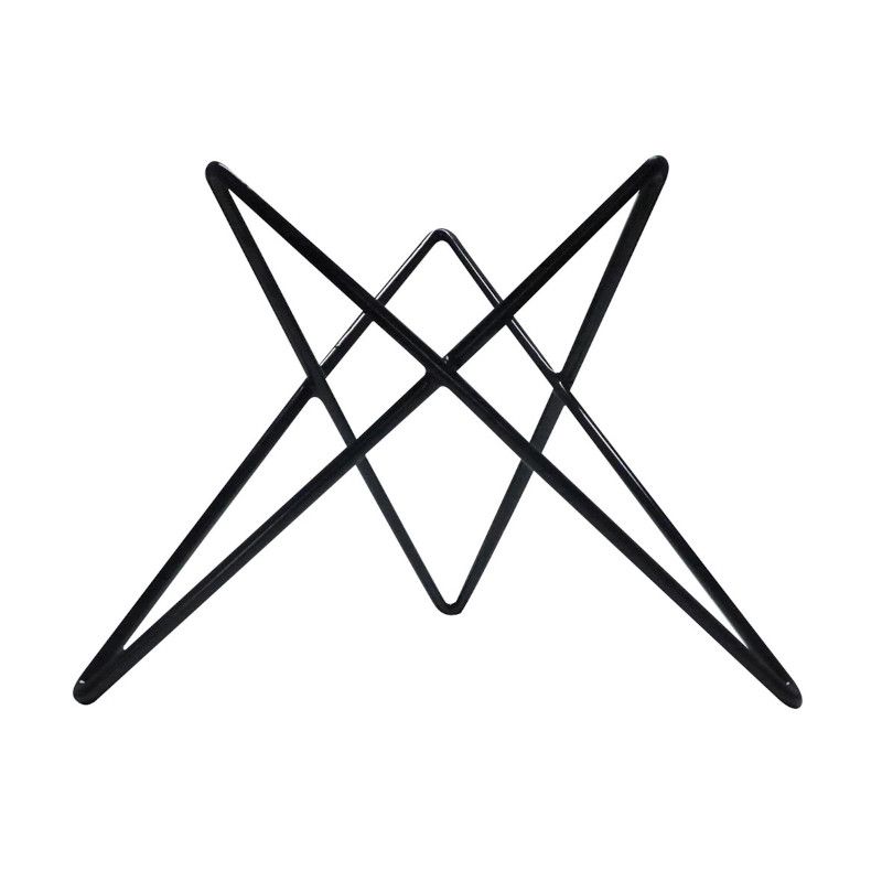 EFAY Stand universale antiscivolo Star in acciaio rivestito in PVC - 20 cm H