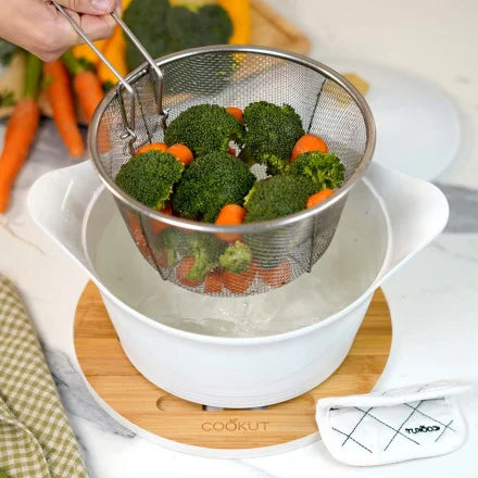 Cestello di cottura e frittura per casseruola da 24 o 28 cm